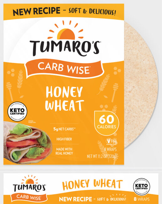 Honey Wheat Carb Wise™ Wraps | Low-Carb Wrap