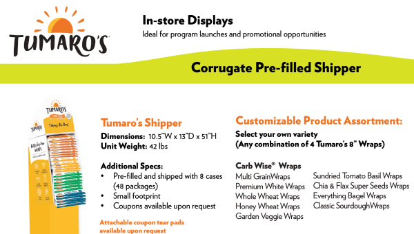Display Sell Sheet